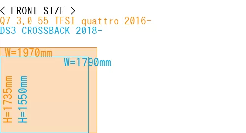 #Q7 3.0 55 TFSI quattro 2016- + DS3 CROSSBACK 2018-